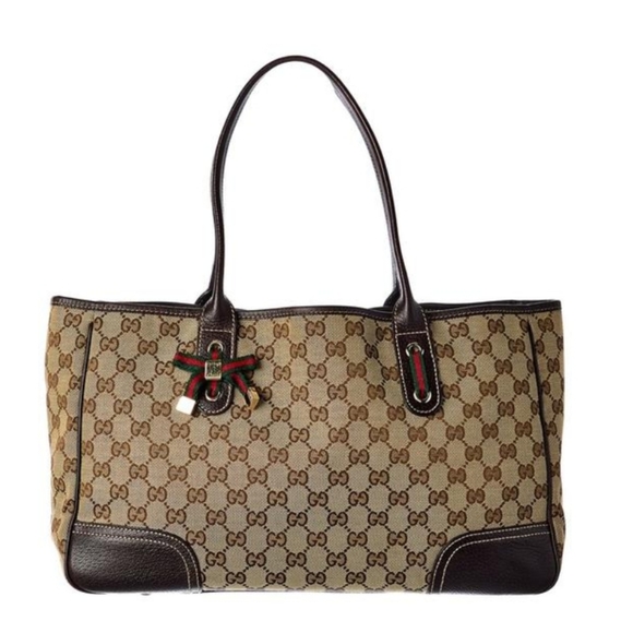 Gucci Handbags - ✨GUCCI ✨GG Vintage Canvas Princy Tote/Shoulder Bag